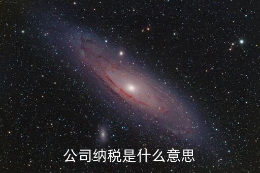企業納稅是指什么，企業交稅是什么意思