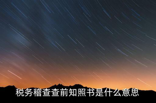 稽查局協查什么意思，稅務局發協查條到公司什么意思啊