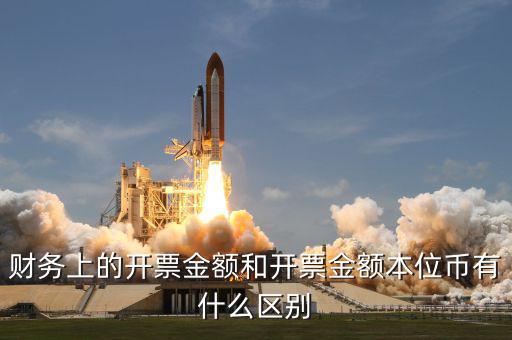 開票金額是什么，發票額是什么