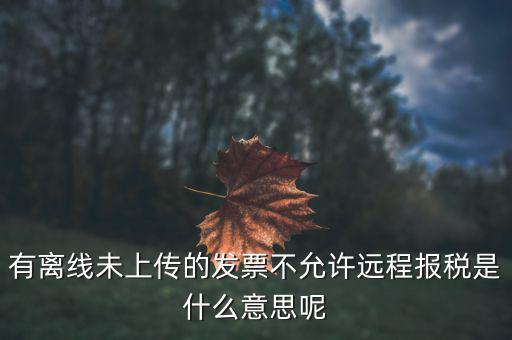 遠程報稅是什么意思，征期抄報稅和遠程報稅是一個概念嗎有什么區別呢