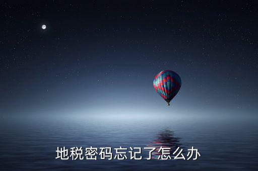 重置地稅密碼需要什么影響，地稅網上納稅申報密碼忘記了