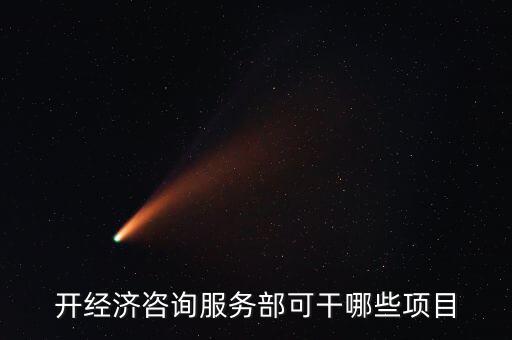咨詢服務有什么進項，開經濟咨詢服務部可干哪些項目