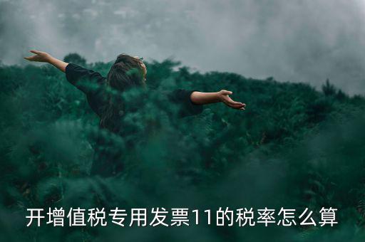 開增值稅專用發票11的稅率怎么算