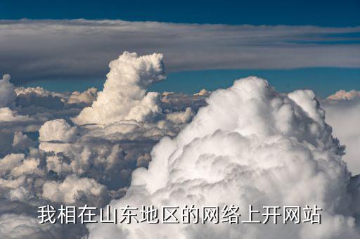 我相在山東地區的網絡上開網站