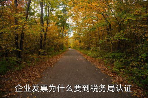 為什么稅務事項認定書，企業發票為什么要到稅務局認證