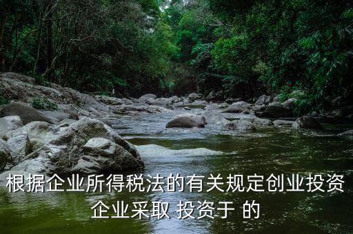 根據企業所得稅法的有關規定創業投資企業采取 投資于 的
