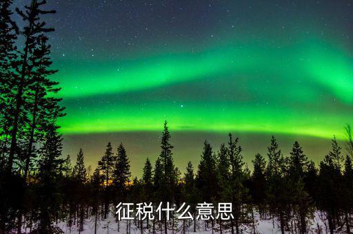 什么是帶征稅額，征稅什么意思