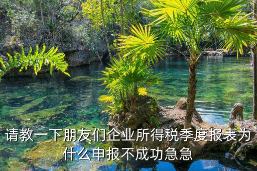 江蘇國稅三季度為什么申報不了，國稅網上季度申報表申報失敗怎樣回事
