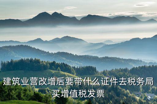建安稅營改增后叫什么資料，營改增后去國稅開建安的外經證需要哪些材料