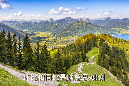 環比和同比是啥意思 謝謝