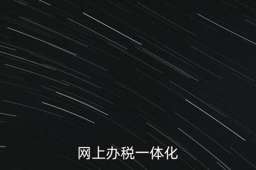一體化辦稅服務廳是什么意思，網上辦稅一體化