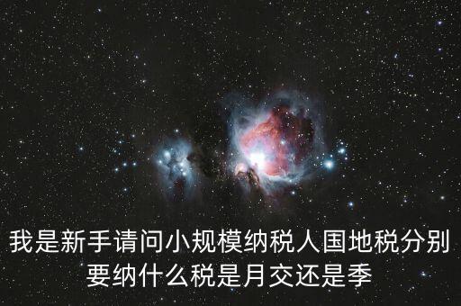 小型納稅人地稅交什么區別，小規模納納稅人和一般納稅人的地稅有什么區別