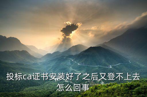 CA證書為什么登陸不了，國稅申報表上傳申報表顯示CA驗簽失敗不能登錄是怎么回事