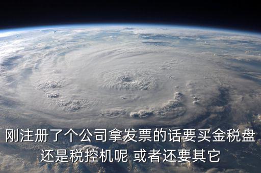剛注冊了個公司拿發票的話要買金稅盤還是稅控機呢 或者還要其它