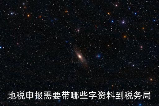 地稅申報都報什么材料，地稅申報需要帶哪些字資料到稅務局