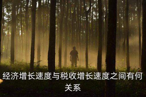 稅收增速是什么，經濟增長速度與稅收增長速度之間有何關系