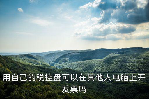 用自己的稅控盤可以在其他人電腦上開發票嗎