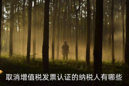ABC級取消認證什么稅務，a級納稅人取消發票認證怎么回事