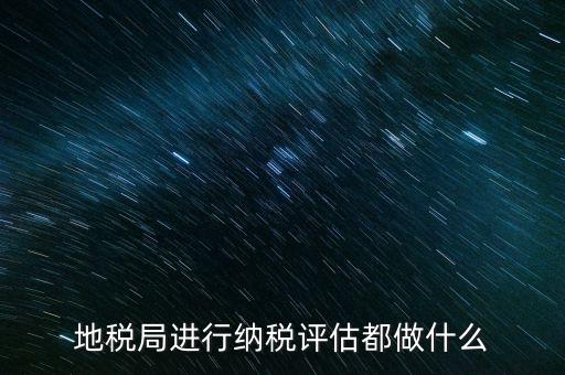 為什么要做納稅評估，有關納稅評估