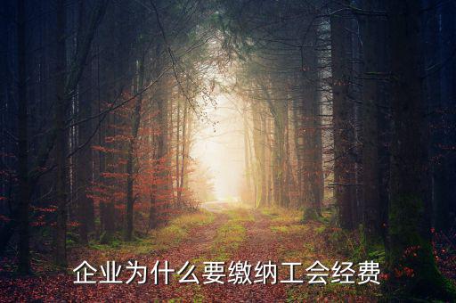 企業為什么要繳納工會經費