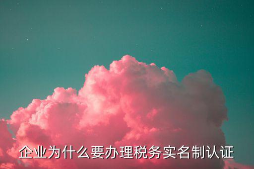 為什么辦稅實名制，國家稅務實行實名制是為了什么