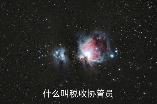 什么叫稅收協管員