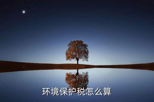 環境保護稅怎么算