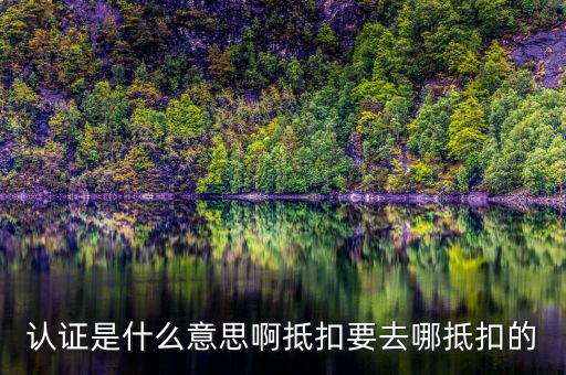 什么是發(fā)票認(rèn)證抵扣，發(fā)票認(rèn)證是什么意思