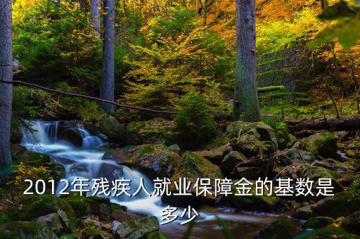 殘疾保障金按什么做基數，殘疾人保證金的基數包括勞務和稿酬么