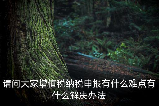 納稅人辦稅的難點堵點痛點是什么，企業增值稅納稅籌劃研究過程中有哪些難點