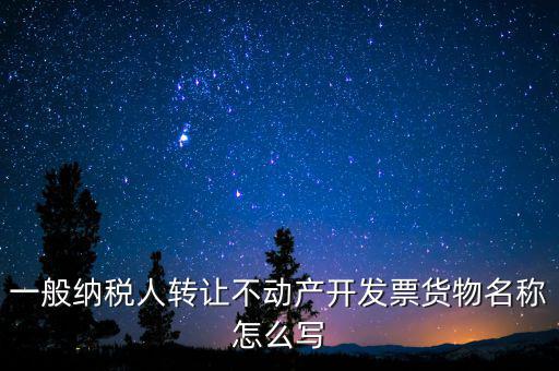 銷售不動產開票名稱寫什么，銷售不動產增值稅普通發票怎樣填寫