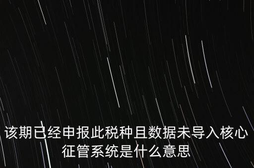 國稅已申報未導入什么意思，小姑規模納稅人申報后出現已申報等待導入是什么意思
