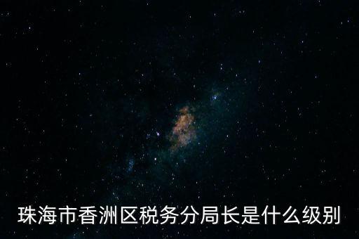 稅務局分局長算是什么等級，金河鎮稅務務局局長是什么級別