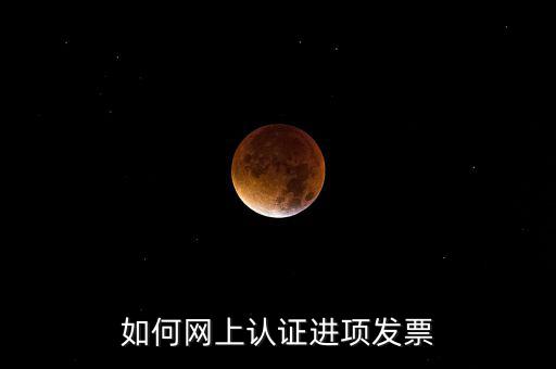 如何在網上認證發票，如何網上認證進項發票