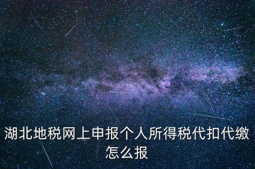湖北地稅如何網上申報，湖北省地稅新的報稅系統里核定的公司稅種在申報表里面沒有看