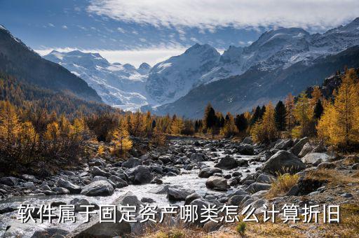 軟件屬于固定資產哪類怎么計算折舊