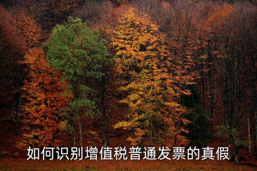 普票如何辨別真假，普通發票怎么查真偽