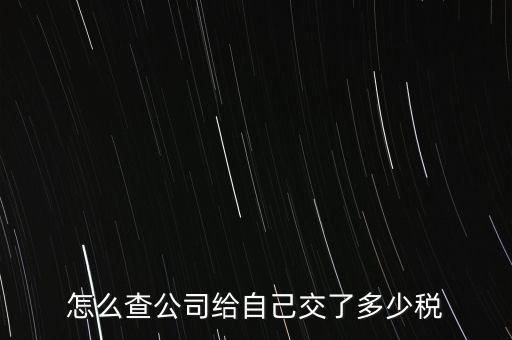 如何查公司的繳稅，現在查公司是否交納稅怎樣查