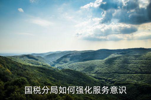 稅務部門如何做好禮儀服務，國稅分局如何強化服務意識