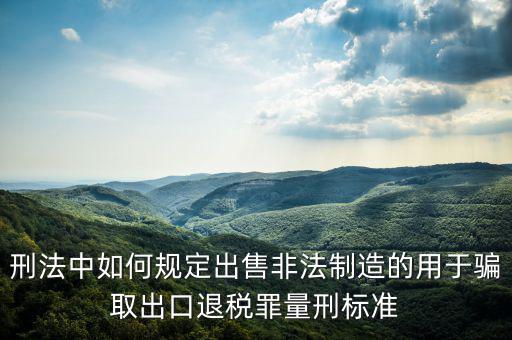 如何騙取出口退稅，請問關于騙取出口退稅罪的認定