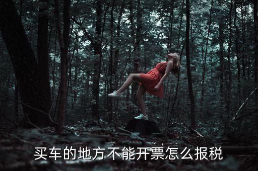 買(mǎi)車(chē)的地方不能開(kāi)票怎么報(bào)稅
