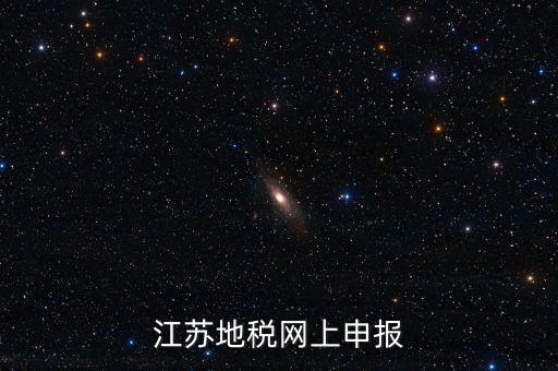江蘇地稅網上申報