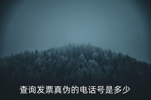 電話如何查詢發(fā)票真?zhèn)尾樵?，查詢發(fā)票真?zhèn)蔚碾娫捥柺嵌嗌?/></a></span><span id=