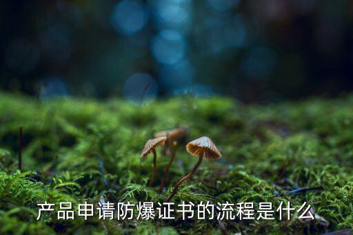 如何辦理防爆用地，產品辦理防爆認證流程有哪些