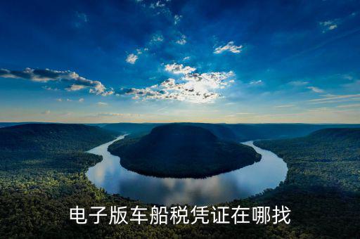 車船稅發票如何在網上打印，電子版車船稅憑證在哪找