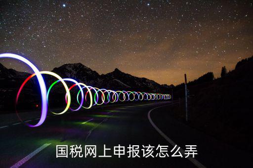 如何在國家稅務網上申報，國稅網上申報該怎么弄