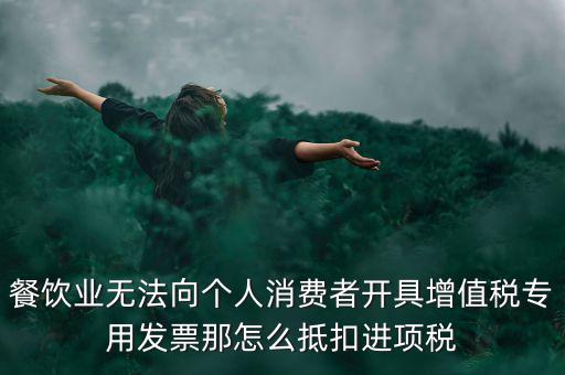 餐飲業無法向個人消費者開具增值稅專用發票那怎么抵扣進項稅