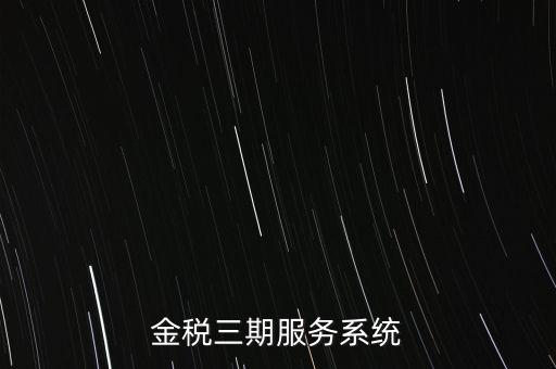 如何編制金稅三期系統查詢手冊，金稅三期服務系統