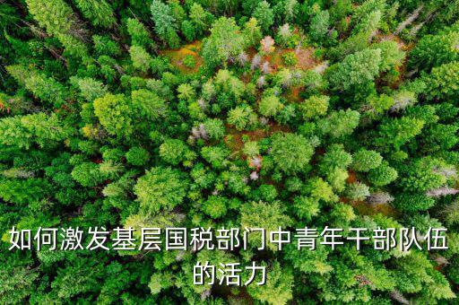 稅務如何激發干部活力，如何激發稅務干部的創新積極性