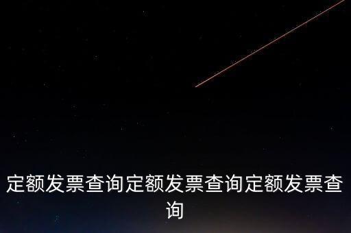 定額發票查詢定額發票查詢定額發票查詢